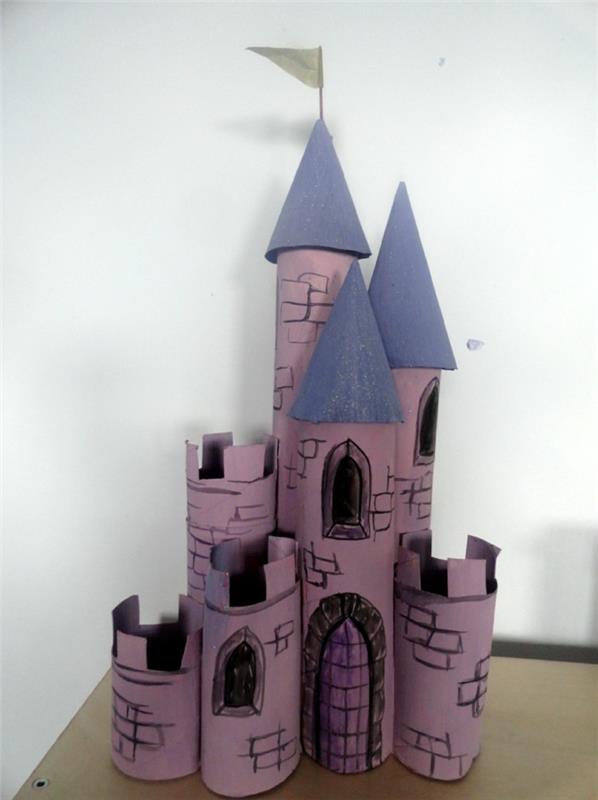 μπερδεμένο με ρολά χαρτιού τουαλέτας ιδέες διακόσμησης ιδέες διακοσμητικό με παιδικό κάστρο