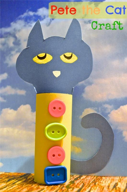 μπερδεμένο με χαρτί τουαλέτας diy ιδέες διακόσμησης ιδέες διακοσμητικό με παιδιά γάτα
