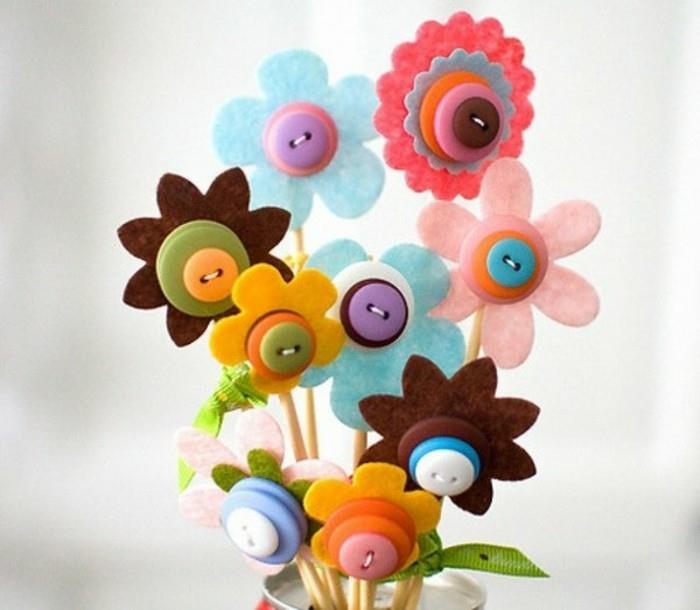 μπερδεμένο με κουμπιά diy ιδέες ιδέες διακόσμησης λουλούδια