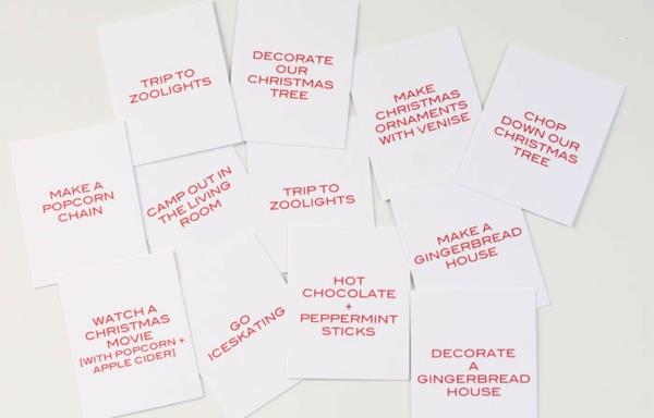 tinker με χαρτί δημιουργήστε το δικό σας ημερολόγιο έλευσης ρουστίκ γράψτε χριστουγεννιάτικες ευχές