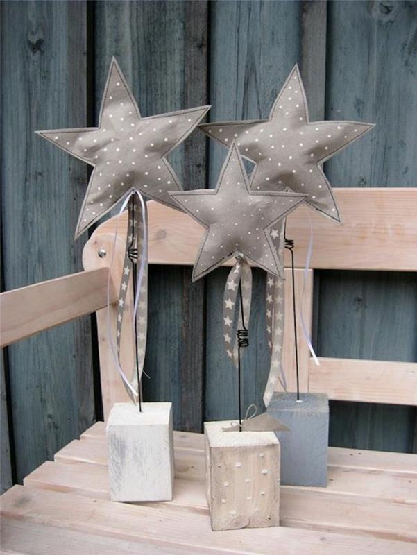 tinker christmas poinsettias ξύλο ρουστίκ