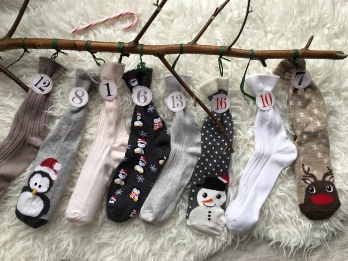 πρότυπα χειροτεχνίας χριστουγεννιάτικα ημερολόγια έλευσης sleber tinker επαναχρησιμοποίηση μονών κάλτσες