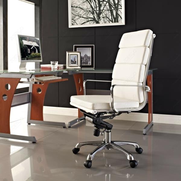 καρέκλα γραφείου στυλ bauhaus λευκό eames