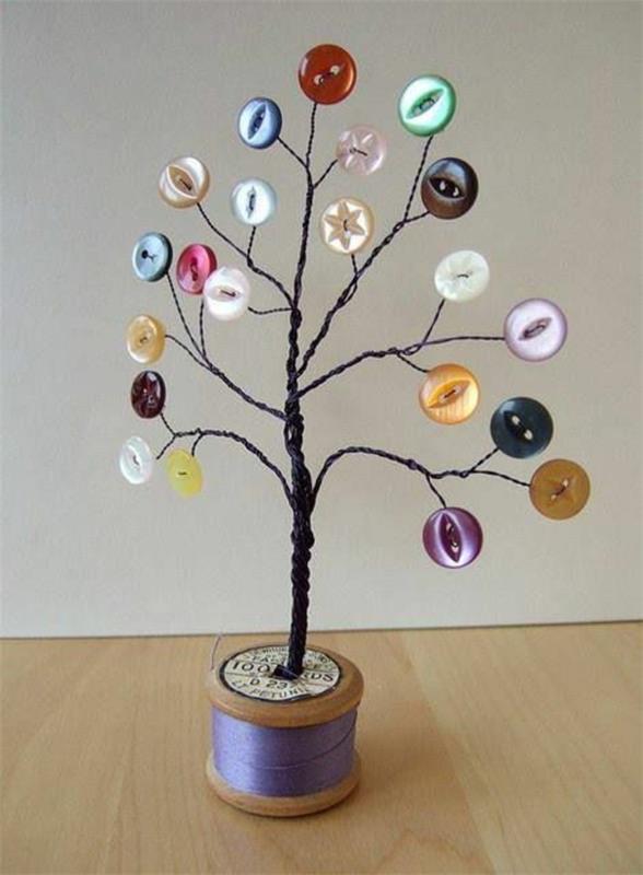 ιδέες διακόσμησης δέντρου κουμπιών