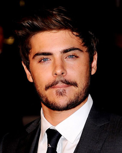 Zac Efron Yamalı Sakal