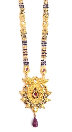 Uzun Antik Mangalsutra Tasarım