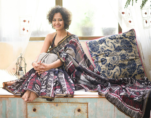 Batik Chanderi Sari