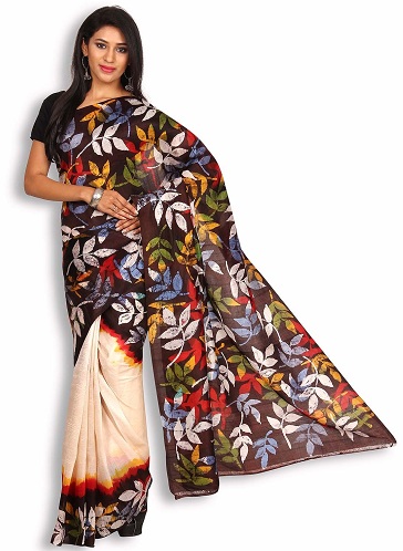 Tasarımcı Batik Silk Saree