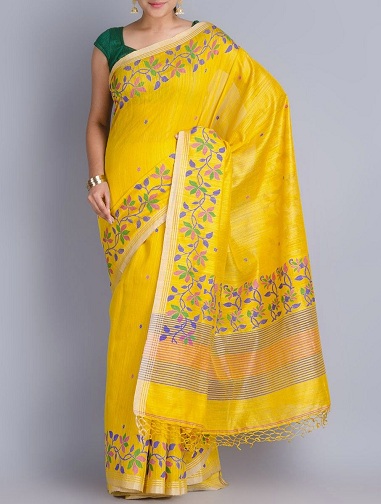 Müslin Jamdani Sari