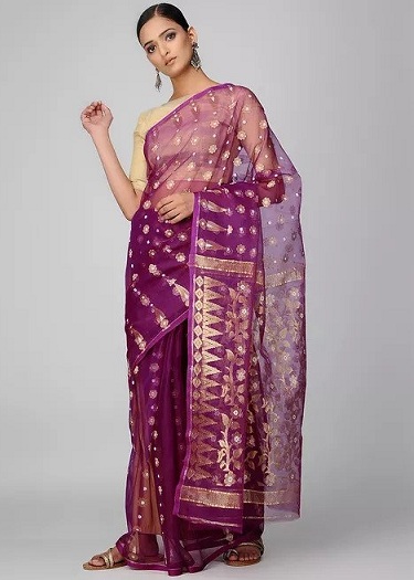 Dakka Müslin Saree