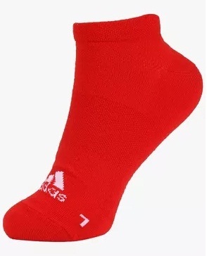 Raudonos bėgimo kojinės