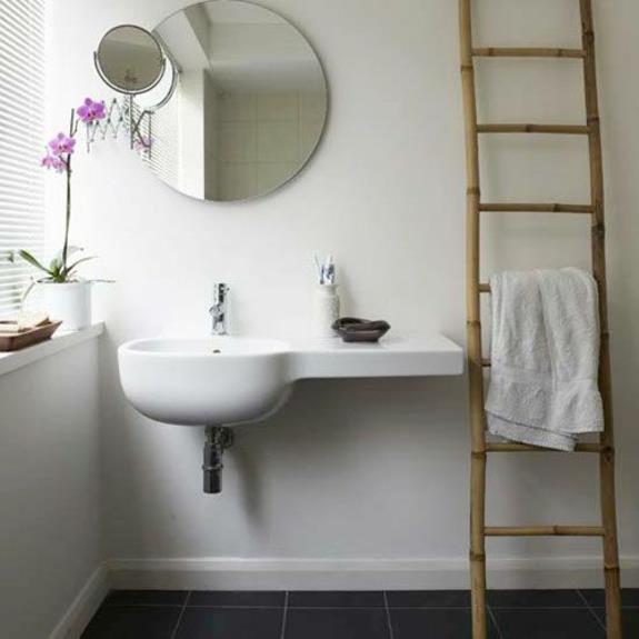 έπιπλα υπνοδωματίου ξύλινη πετσέτα σκάλα μπάνιου καθρέφτη τοίχου νεροχύτη