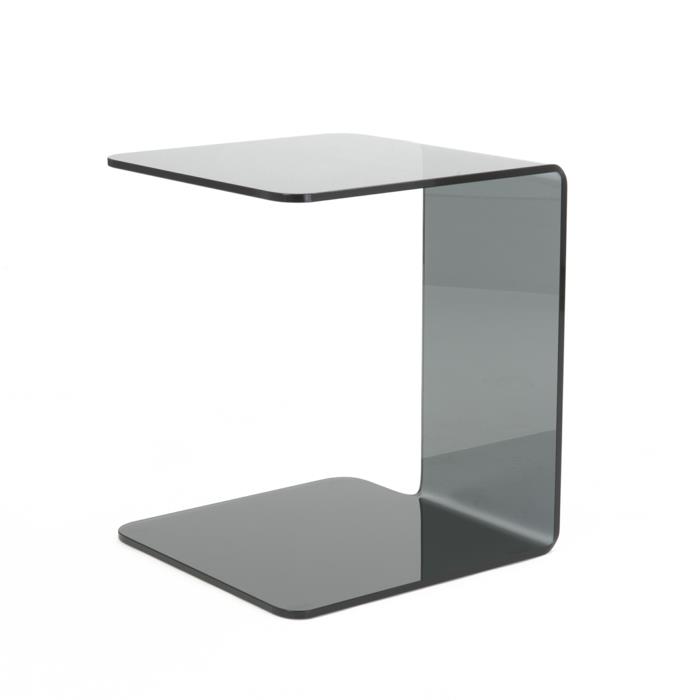 πλαϊνά τραπέζια σχεδιασμός γυαλιού ασυνήθιστο σχήμα