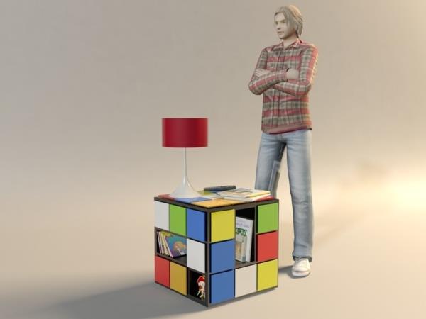 βοηθητικά τραπέζια rubik coffee table