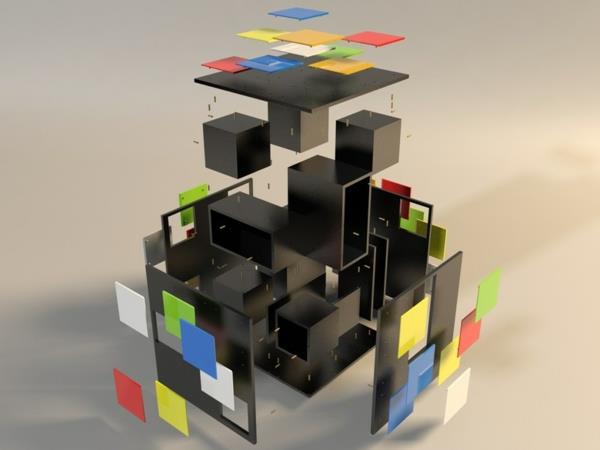 βοηθητικά τραπέζια rubik coffee table