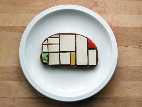 ανοιχτά σάντουιτς Brittany Powell Tae Kitakata sandwich mondrian