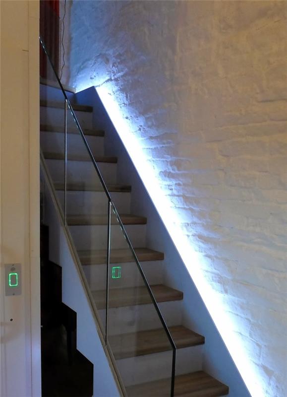 φωτισμός σκάλας εσωτερικές σκάλες ιδέες εσωτερικού σχεδιασμού
