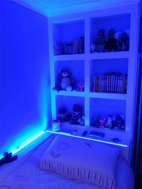 ιδέες φωτισμού για παιδικά δωμάτια φωτίζουν λωρίδες led