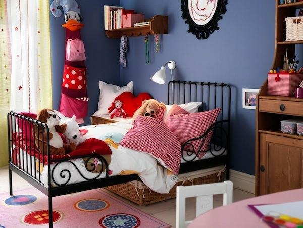άνετα δροσερά παιδικά κρεβάτια μεταλλικό πλαίσιο μαύρο