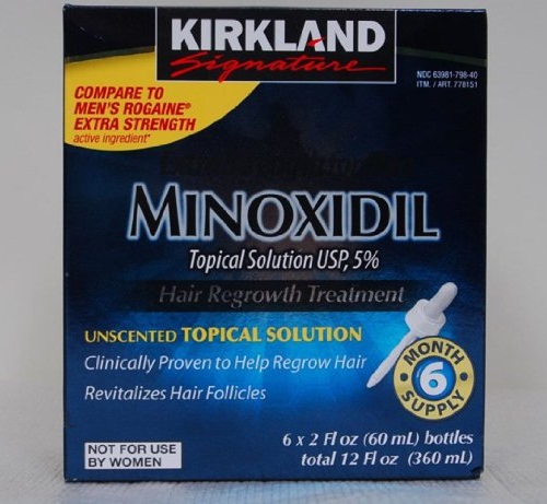 Kirkland Minoxidil papildoma jėga vyrams