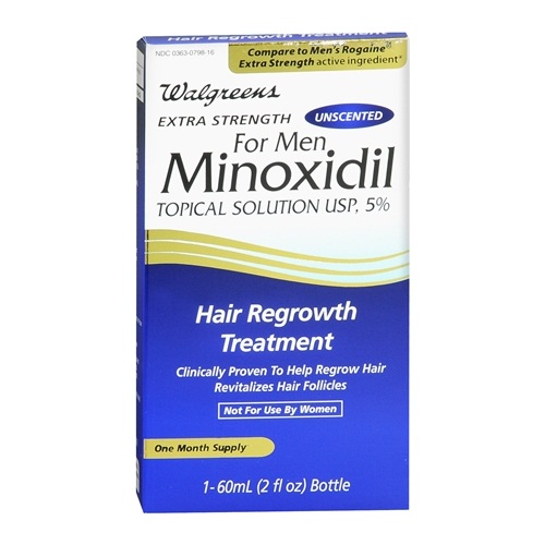 Walgreens minoksidilis vyrams