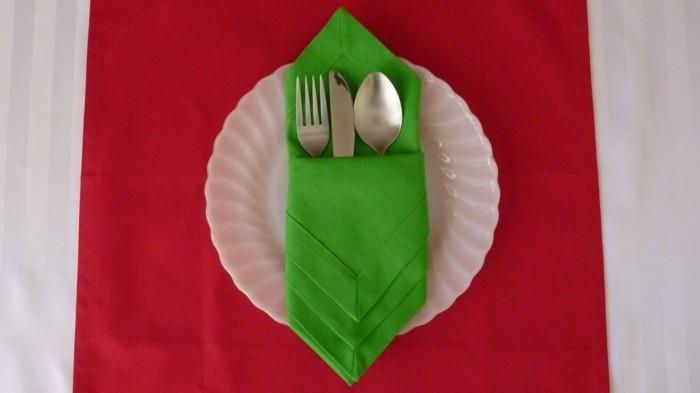 μαχαιροπίρουνα tinker διακοσμητικό τραπέζι Πάσχα κόκκινο πράσινο