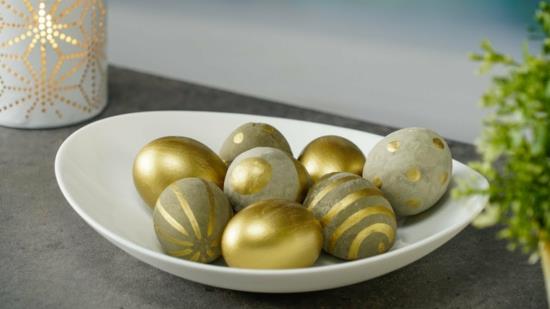 τσιμεντένια αυγά φτιάχνετε μόνοι σας πασχαλινά αυγά από σκυρόδεμα