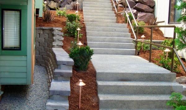 τσιμεντόλιθους για τις σκάλες του κήπου