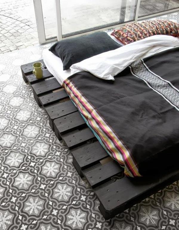 φτιάξτε κρεβάτι μόνοι σας από παλέτες έπιπλα κρεβατοκάμαρας ασιατικό στυλ