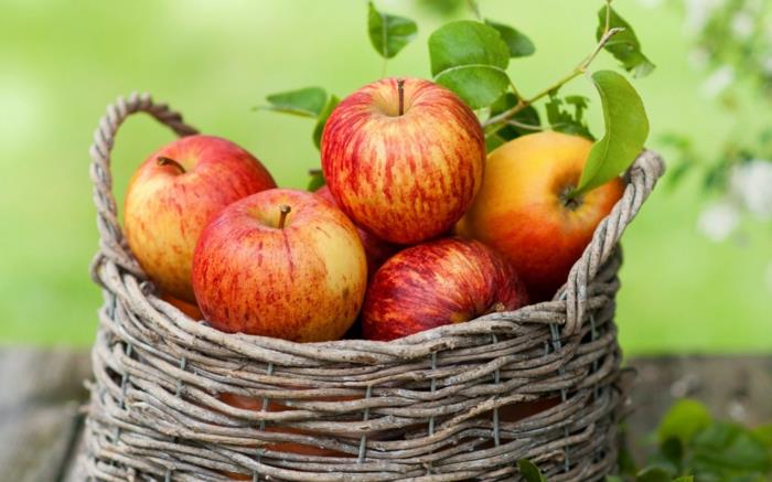 τα μήλα συνειδητής διατροφής τρώνε φρούτα υγιεινά