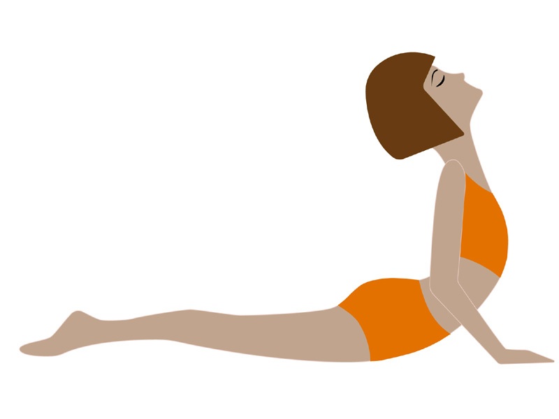 Bhujangasana joga