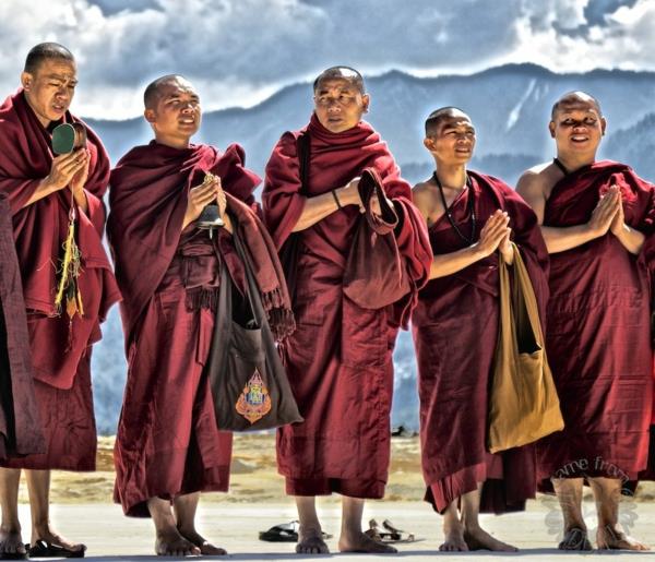 Μπουτάν τύχη μοναχοί κλινοσκεπασμάτων