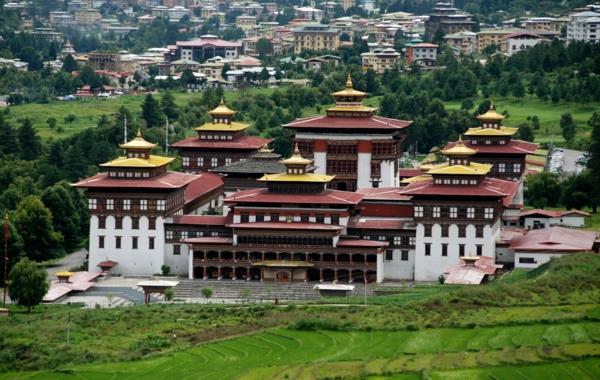 Το φρούριο τύχης του Μπουτάν Tashichho Dzong
