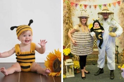 ιδέα κοστουμιού καρναβαλιού μωρού μελισσών