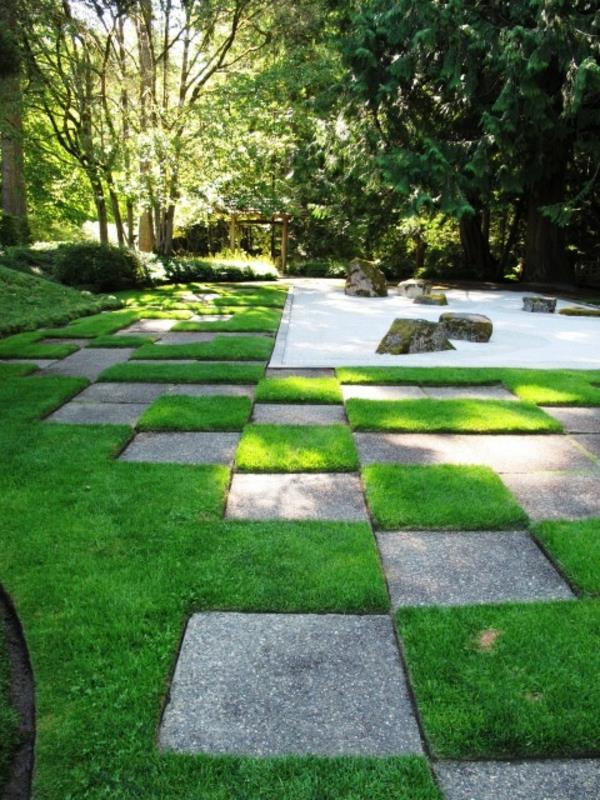 εικόνες μπροστά κήπος με χαλίκι δημιουργούν όαση ευχάριστη σκακιέρα