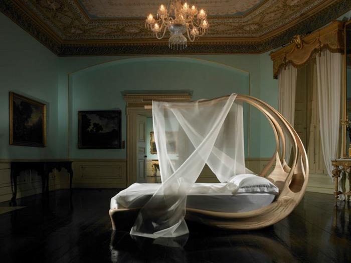 bio έπιπλα κρεβάτι κρεβάτι με ουρανό κρεβατοκάμαρα smarthome
