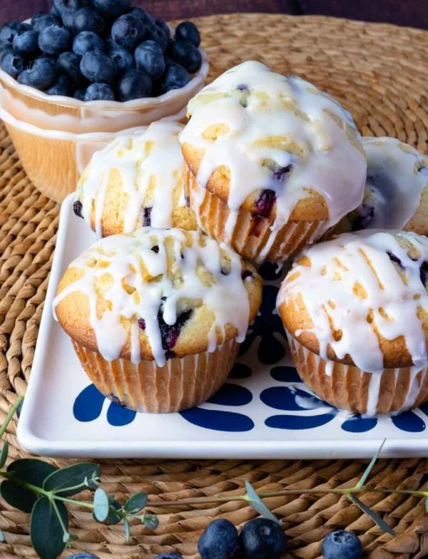 γλάσο με συνταγές cupcakes με βατόμουρα