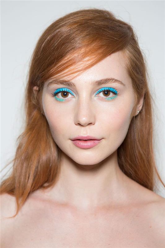 μπλε σκιά ματιών μακιγιάζ 2016 τάσεις lepore styling tips
