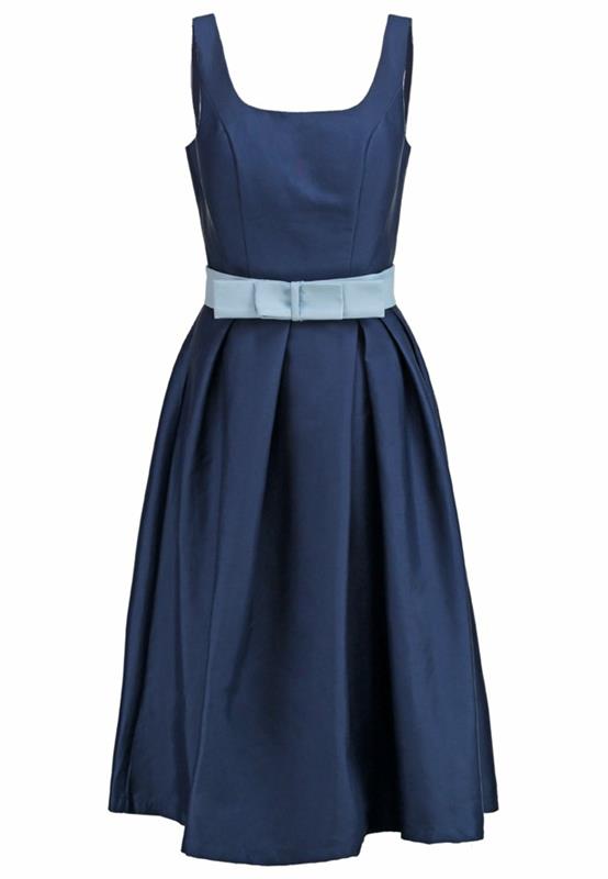 μπλε φόρεμα συνδυασμός χρωμάτων μπλε φορέματα ντεσίν μετάξι με ζώνη