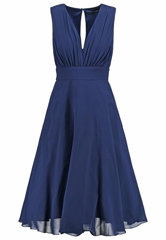 μπλε σχέδιο φόρεμα μπλε φορέματα dessin μεταξωτή πεταλούδα v λαιμόκοψη