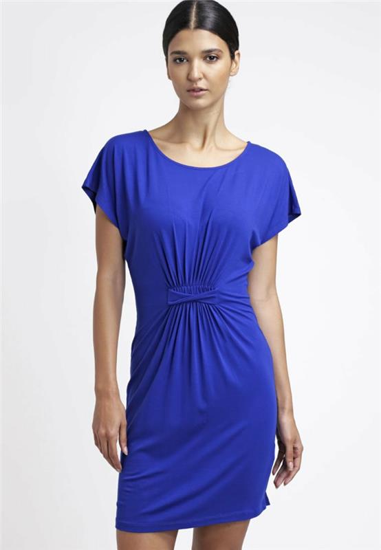 μπλε φόρεμα συνδυασμός χρωμάτων μπλε φορέματα μεταξωτό ντεσίν σπορ κομψό
