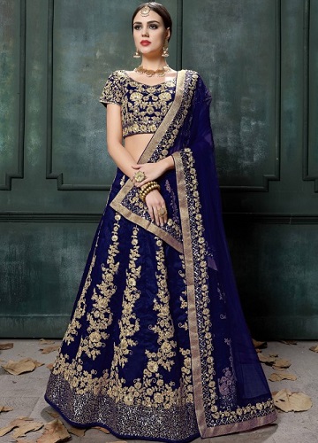 Mėlynosios nuotakos Lehenga