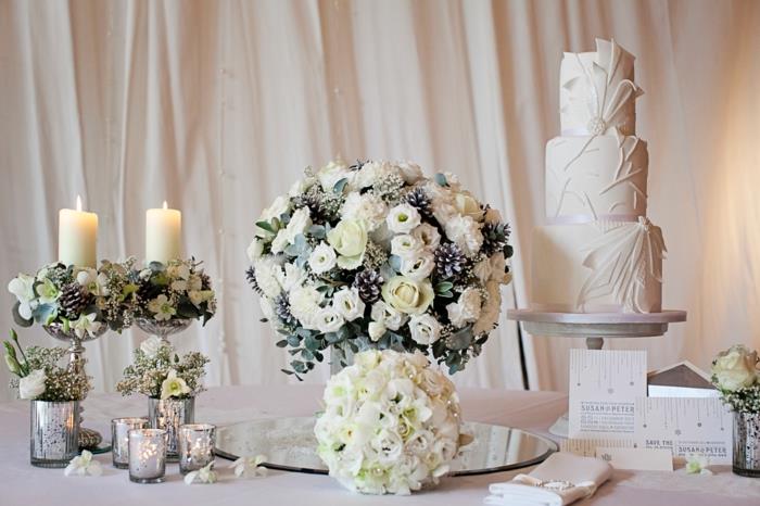 λουλούδια διακοσμήσεις τραπέζι διακοσμήσεις γάμου λευκά τριαντάφυλλα