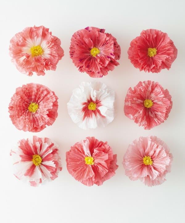 λουλούδι διακόσμηση χαρτί λουλούδια ροζ