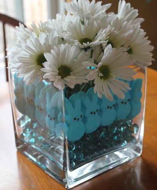 διακόσμηση λουλουδιών για πασχαλινό λευκό ανοιξιάτικο τραπέζι διακόσμηση βάζο πρωτότυπο
