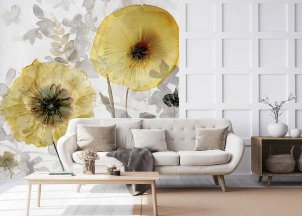 floral wallpapers ζωντανές τάσεις 2021