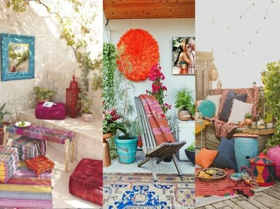 ιδέες για έπιπλα βεράντας στυλ boho