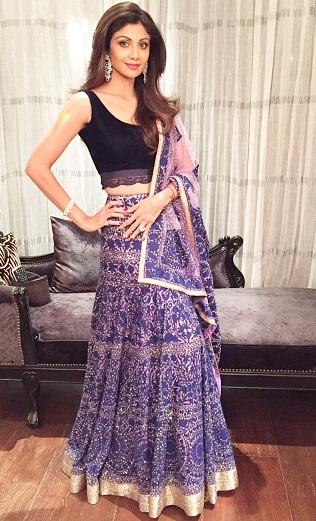 Shilpa Shetty, Lehenga'da