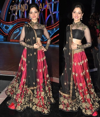 Lehenga'daki Tamanna Bhatia