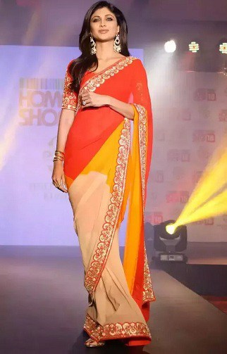Bollywood Şifon Sari